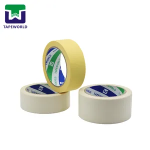 Rubber Adhesive Thick Temp Resistant 60 And 80 Degree 2 Inch Masking Tape For Painting