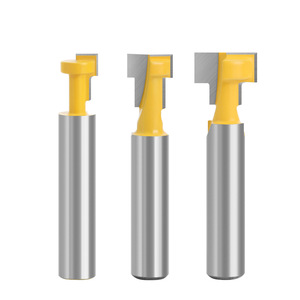Fresa para orificios de cerradura con punta de carburo C08-142, vástago de 1/4 pulgada para fresadora de madera - Product Image 5