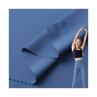 Tissu tricoté double face en nylon et élasthanne 230G, à maille fine, très élastique, pour vêtements de yoga et de sport – Vente en gros