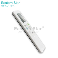 ES-AC116-A AC télécommande intelligente de haute qualité 38KHZ affichage LED numérique NOUVEAU ABS télécommande A/C télécommande infrarouge 11 touches AC