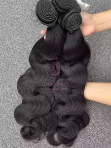 100% fascio di onde del corpo dei capelli umani 32 pollici di tessitura peruviana fasci di capelli vergini trattano estensioni naturali non trasformate - Product Image 4