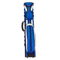 Cuir PU coloré de qualité supérieure 2B4S Design de style spécial 1/2 Sac de caisse de queue de billard 6 trous