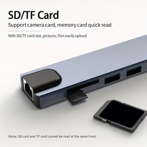 10 in 1 USB HUB 3.0 USB C HUB 4k30Hz Hub USB <strong>Adapter</strong> With Sd Tf Rj45 Ethernet PD100W for MacBook <strong>iPad</strong> Huawei Sumsang Phone - Product Image 4