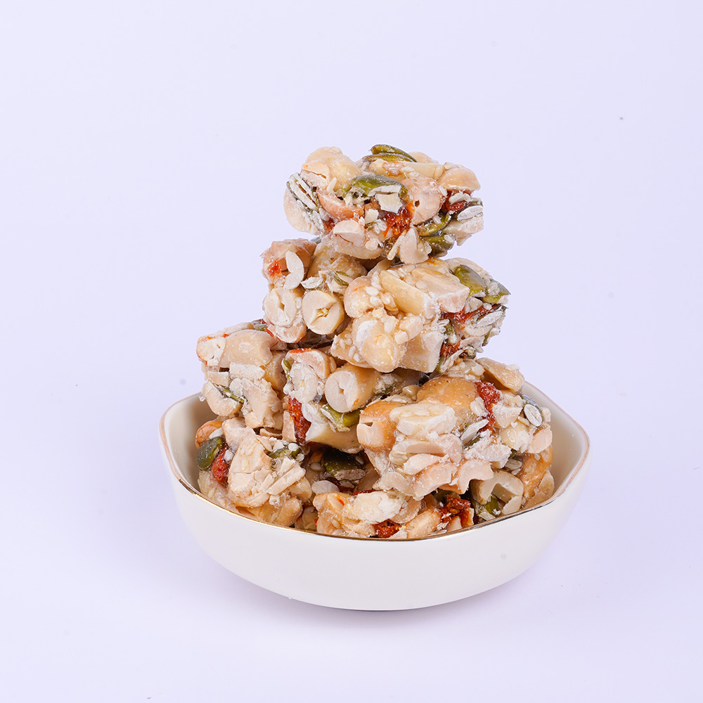 Сладкие ореховые Хрустящие Зерновые закуски в упаковке, вкусные питательные закуски