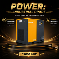 Compresseur rotatif industriel silencieux Airking 37 kW 50 CV, alimenté en courant alternatif, lubrifié, refroidi par air, stationnaire, tension personnalisée