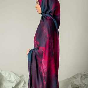 2025 nuevo diseño personalizado Logo suave impreso Modal Hijab bufanda Floral tejido transpirable cuatro estaciones - Product Image 4