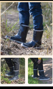 Stivali da pioggia in gomma leggera personalizzabili impermeabili per acqua e acqua mercato agricoltura pesca guading autunno Anti-scivoloso - Product Image 6
