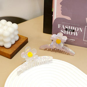 Pinza de Pelo con Diseño de Flor Rosa 3D Estilo Coreano, Pinza de Acetato Personalizada, Venta al por Mayor de Accesorios para el Cabello de Alta Calidad - Product Image 5