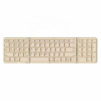 Computer Hardware Software Portable Foldable Rechargeable Mini Size Wireless Keyboard Blue Tooth Keyboard for Tablet & Phone