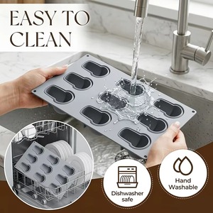 Molde de silicona para fondant con forma de hongo de 12 cavidades, molde 3D para barra de chocolate para decoración - Product Image 3