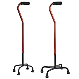 Équipement de réadaptation hauteur ajuster canne en gros portable personnes âgées 4 jambes bâton de marche medic - Product Image 2