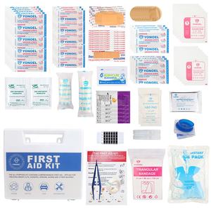 קיפול קופסת פלסטיק ערכת עזרה ראשונה בסיסי אביזרים רפואיים-רכוב קיר-עזרה ראשונה ערכת עזרה ראשונה עבור משרד החוץ - Product Image 4