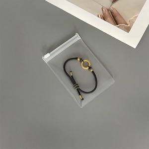 Clear PVC Jewelry Bag Zipper Top Custom Logo Screen Printed for Ring Earring Packaging Glasses Made EVA <b>Material</b> - Product Image 6