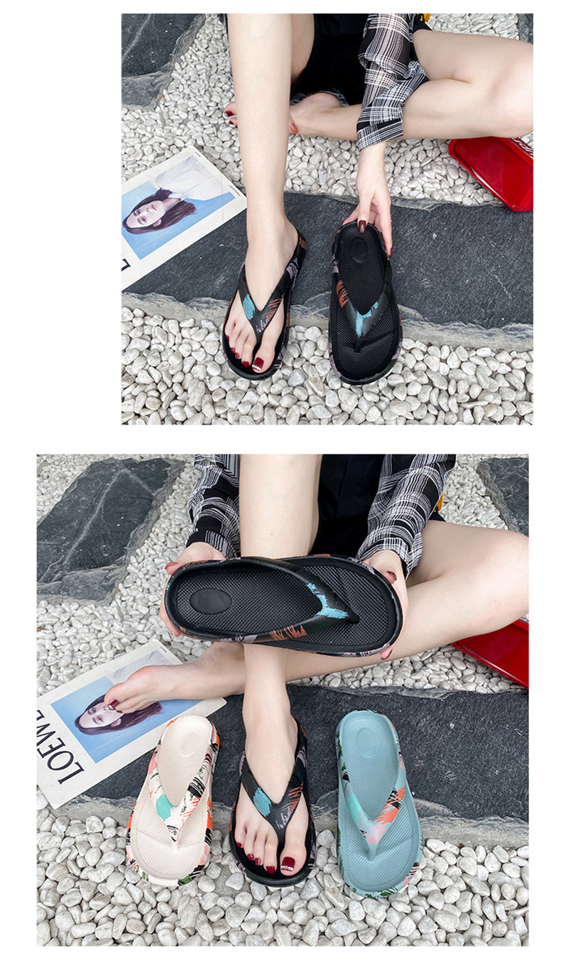 OEM Flipflops Custom Logo Men EVA Casual Slippers Soft Women Flip Flops