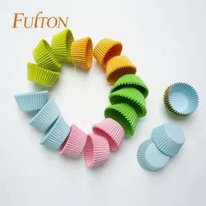 Wholesale Mini Cupcake Liners Muffin Wrappers Rainbow Bright Baking Cups Paper cupcake liners