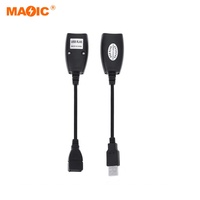 150ft Usb2.0 vers Rj45 adaptateur Usb vers Rj45 Lan câble adaptateur d'extension Usb pour clavier d'ordinateur