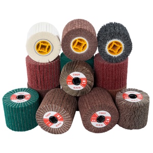 Fourniture d'usine : Roue de <span class=keywords><strong>brosse</strong></span> métallique non tissée 120x100 pour le brossage et la finition des surfaces métalliques - Product Image 4
