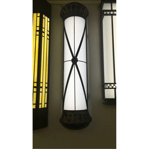 Lámpara de pared para exteriores con forma de cilindro LED impermeable 110-240V para iluminación de patio de hotel o villa - Product Image 1
