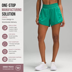 <span class=keywords><strong>Pantaloncini</strong></span> da donna elasticizzati a quattro vie 5 "all'ingrosso <span class=keywords><strong>pantaloncini</strong></span> da donna ad asciugatura rapida con tasche laterali e cerniera <span class=keywords><strong>pantaloncini</strong></span> Culottes da donna - Product Image 1