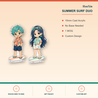Figurine Anime Chibi Personnalisée en Acrylique Sans Socle – Vente en Gros OEM ODM pour Boutiques de Cadeaux et Tendances Mode – Porte-clés