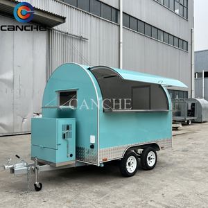 Camión de Café Móvil para Cafetería, Remolque de Hot Dogs, Remolque de Comida, Equipo Multifuncional de Acero Inoxidable para Comida Rápida Comercial - Product Image 2
