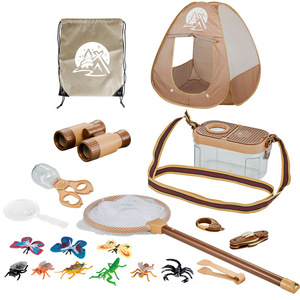 Perlengkapan Tenda Bermain Luar Ruangan Pasokan Pabrik, Alat Permainan Peran Berkemah Anak-Anak Populer dengan Kotak Mainan untuk Anak Perempuan, Anak Laki-Laki, Unisex - Product Image 1