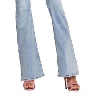 Pantalones Vaqueros de Moda, Diseño Sexy en V, Cintura Baja, Lavado Azul, Jeans para Mujer - Product Image 6