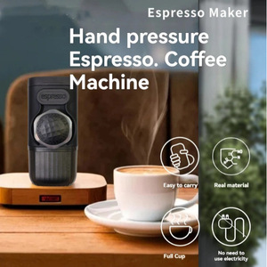 Prensa manual portátil, máquina de café espresso <span class=keywords><strong>italiana</strong></span>, pequeña <span class=keywords><strong>cafetera</strong></span> para exteriores hecha de plástico para viajes <span class=keywords><strong>y</strong></span> uso doméstico - Product Image 6