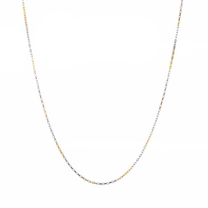 Cadena de Acero Inoxidable 316L de Alta Calidad en Dos Tonos, Plata y Oro, para Mujer - Product Image 4