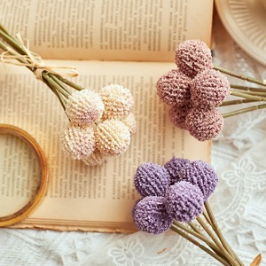 Flores Artificiales Haiyi, Estilo Bola Dorada, Plástico, Decoraciones para Bodas y Hogar - Product Image 1