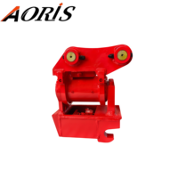 AORIS Powertilt Hydraulic Double Lock MS01 MS03 Hydraulic Tilt Quick Coupler Hitch untuk Excavator Mini 1-3T