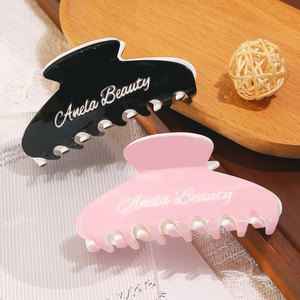 Pinzas para el pelo personalizadas XinMei con logotipo, etiqueta privada personalizada, letras grabadas, nombre de acetato, marca, pinza para el pelo con palabras - Product Image 3