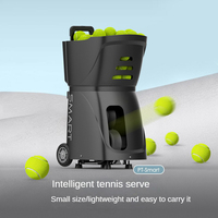 Máquina de Lanzamiento de Pelotas de Tenis Inteligente PT-Smart, Múltiples Modos de Lanzamiento, Intervalo Ajustable, Dispositivo de Práctica Individual Recargable