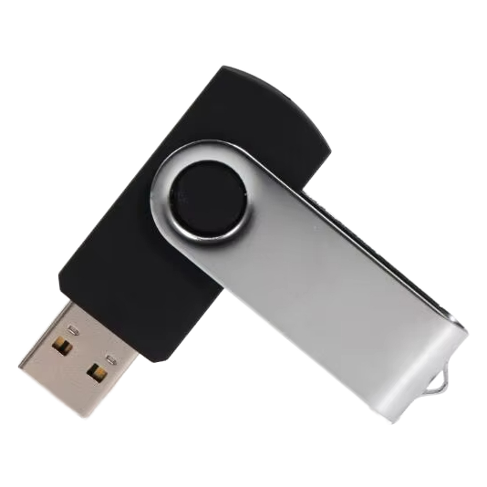 Factory Wholesale Custom 32GB USB Flash Drive Stylish 2.0/3.0 Card Pen Design Metal U Disk Compatible with Box Picking