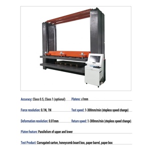 Nhà máy trực tiếp OEM carton nén Tester ISO công nghiệp hộp giấy cường độ nén Máy kiểm tra - Product Image 4