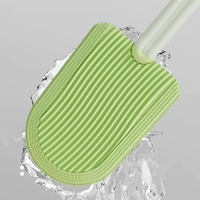 Peigne à poils pour chat en forme de bâtonnet glacé double face, écologique et coloré, en PP, avec picots massants pour chats