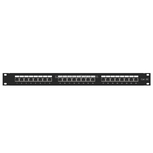 แผงแพทช์ CAT5E แบบมีชีลด์ 24 พอร์ต ผลิตตามสั่ง (OEM) |   FTP 1U 19" แร็คเมาท์ |   แผงเครือข่าย RJ45 สำหรับศูนย์ข้อมูล - Product Image 4