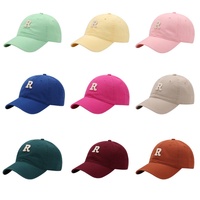 Casquette de baseball vintage unisexe en coton délavé violet non structuré, broderie 3D respirante et imperméable, style streetwear