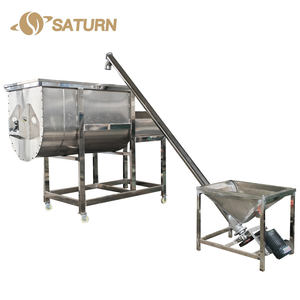 เครื่องผสมอุตสาหกรรม100กก. 200กก. 500กก. เครื่องผสมสแตนเลสเครื่องผสมริบบิ้นแนวนอนอุปกรณ์ผสมผงแห้ง - Product Image 6