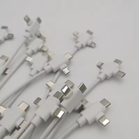 Ide Populer untuk Kabel Pengisian Daya dan Data USB Type-C PVC 3-in-1 untuk Android dengan Kompatibilitas Earphone, Pengisian Cepat 3A