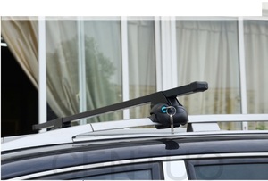 Barras cruzadas directas de fábrica, portaequipajes <span class=keywords><strong>universal</strong></span> para techo de coche, barras cruzadas, portaequipajes para exteriores instalado en el riel del techo - Product Image 6