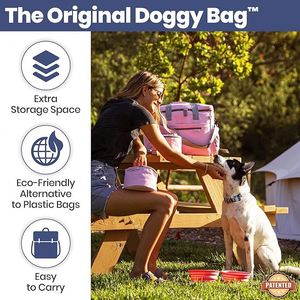 Sac de voyage pour chien, ensemble de voyage pour animaux de compagnie pour le week-end, pour chien et chat, sac de transport approuvé par les compagnies aériennes, organisateur pour fournitures avec poches multifonctions - Product Image 4