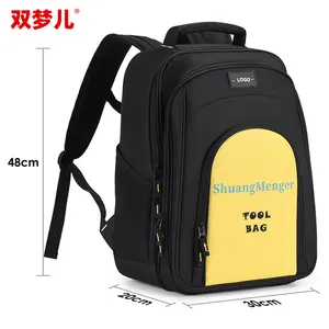 Heavy Duty Multi-pocket Comfortable And Convenient Oxford Electrical Work Tools Backpack Electrician's Tool Bag