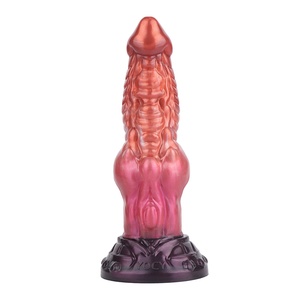YOCY 8 Inches Dragon <b>Dildo</b> Double Layer Silicone Cock Fantasy <b>Dildo</b> Anal Plug Vagina G-spot Stimulator Anal <b>Dildo</b> for Men Women - Product Image 3