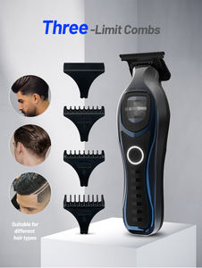 Recortadora Corporal <span class=keywords><strong>de</strong></span> Acero Inoxidable <span class=keywords><strong>0</strong></span> <span class=keywords><strong>MM</strong></span>, Cortapelos Profesional para Salón, Carga Rápida USB, Batería <span class=keywords><strong>de</strong></span> 2000mAh, Pantalla LCD, Uso Doméstico - Product Image 2