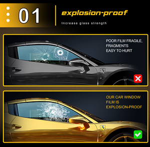 Película de Tinte Solar para Ventanas de Auto Serie Crystal H50, Vidrio de Seguridad con Alto Rechazo a <span class=keywords><strong>los</strong></span> Rayos UV, Película de Tinte para Ventanas de Auto, Películas Nano Cerámicas - Product Image 2