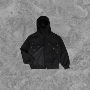 Sweat à capuche surdimensionné personnalisé pour homme, impression personnalisée, logo personnalisé, streetwear noir, pull décontracté - Product Image 3