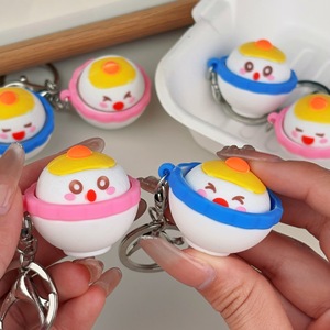 Llavero Blandito de Bola de Arroz Suave, Mini Tazón Kawaii, Alimento Antiestrés, Juguete Sensorial, Colgante para Bolsa, Regalo - Product Image 2