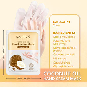 Huile de coco en gros, soin réparateur pour les mains, anti-âge, blanchissant, hydratant, <span class=keywords><strong>masque</strong></span> en feuille pour les mains, gant pour tous types de peau - Product Image 6