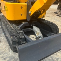 Mini-excavatrice SANY SY15U d'occasion en bon état, petite pelle sur chenilles Sany SY15U pour la construction agricole et urbaine